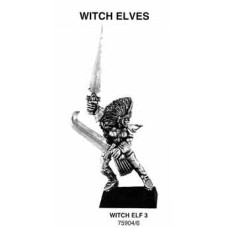 1995 Dark Elf Witch Elf 3 Marauder Miniatures 75904/6 - metal